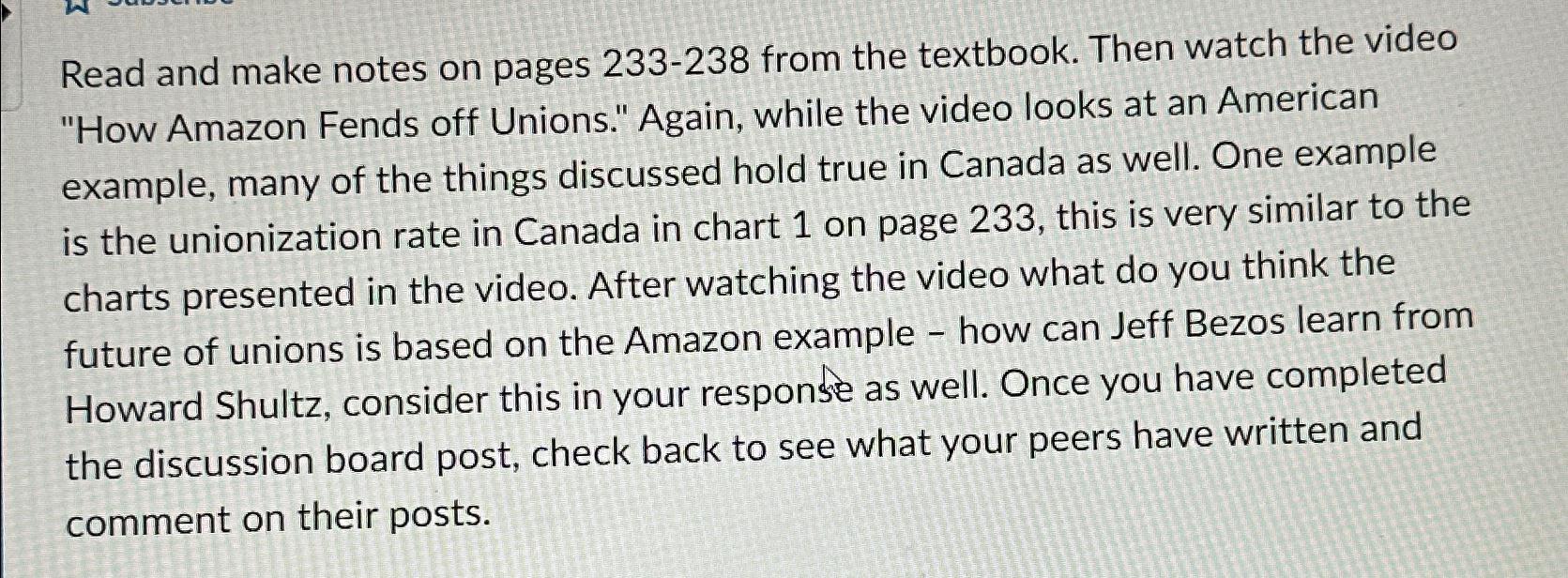  Read and make notes on pages 233-238 from the textbook. Then
