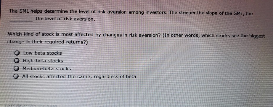 follows. REQUIRED RATE OF RETURN (Percent) 20.0 16.0 12.0 Return on HC's