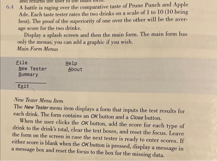 help with this homeowork problem. programming it in windows vb studios so