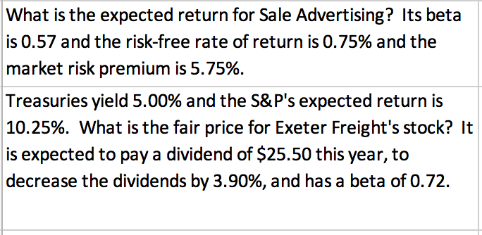 Please use excel and/or excel functions to supplement my learning. What