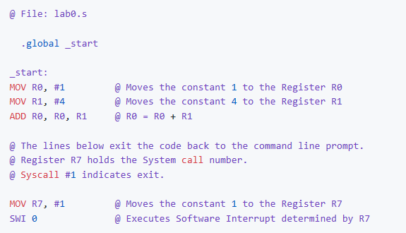  need help with ARM assembly program : This is the source
