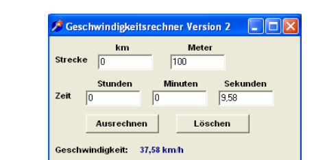 Write a program with (graphical user interface) in java Calculated speed=distance/time by