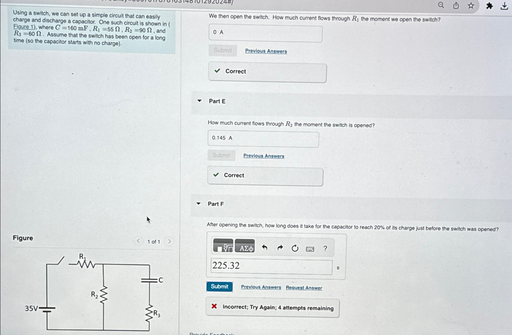  Using a switch, we can set up a simple circuit that