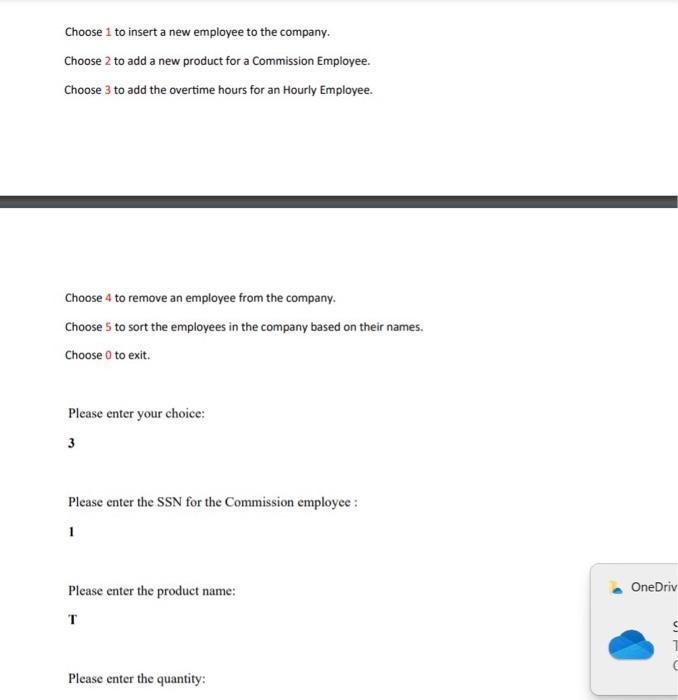setters and getters + toString(): String 2. The Testing class will have