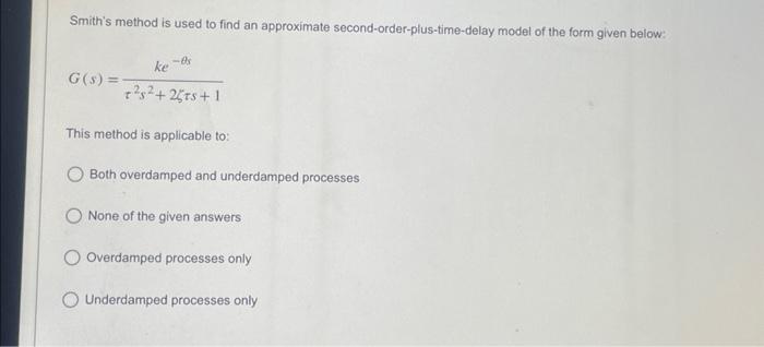 please fast only final answer Smith's method is used to find an