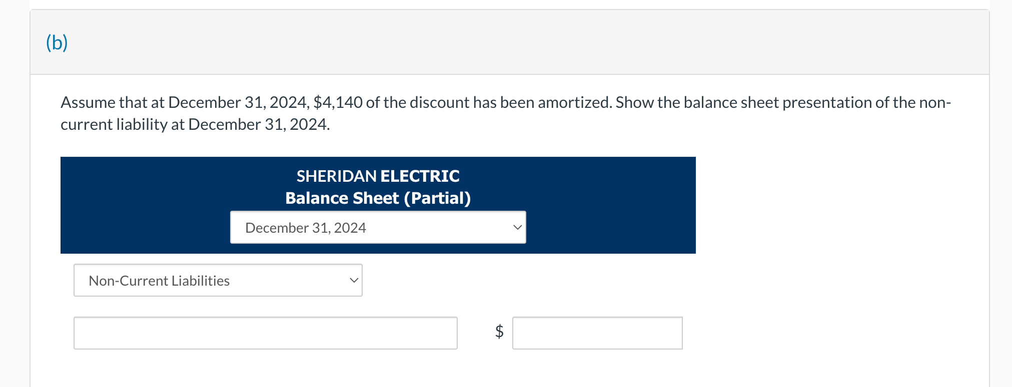 2 pictures it shows the list of accounts that should be put