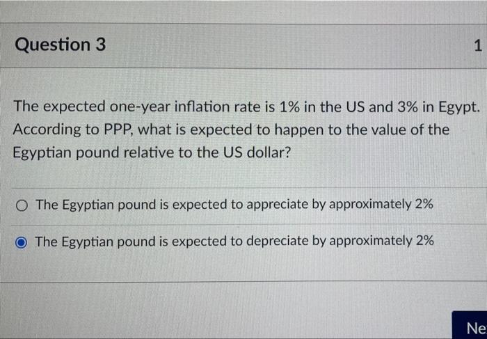 question below. 2015 2016 100 101 100 104 US CPI Japan CPI