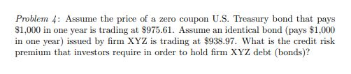 prices and payoffs, which occur with certainty: Payoff at t=1 Payoff at