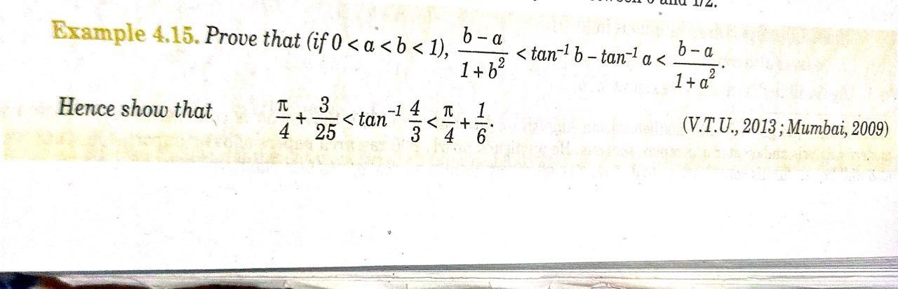  Example 4.15. Prove that (if 0
