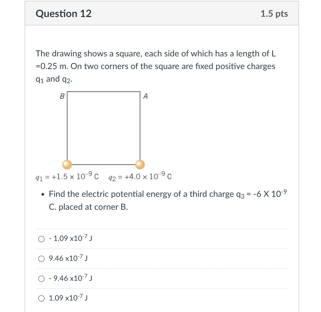  Question 12 The drawing shows a square, each side of which