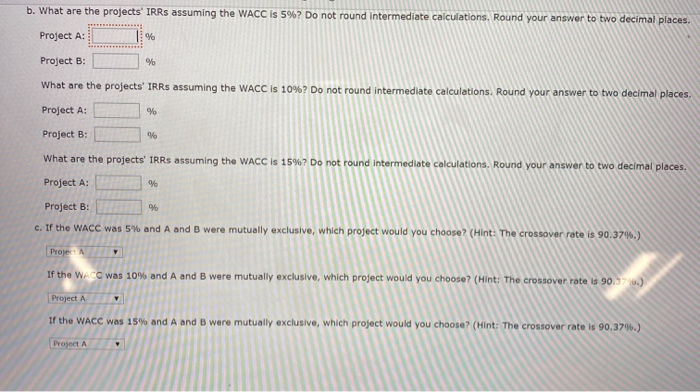 with the following cash flows (in millions): 0 2. 3 $8 $2