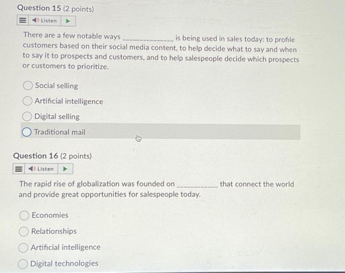 Globalization Imperialism Question 12 (2 points) As communication became easier with email,