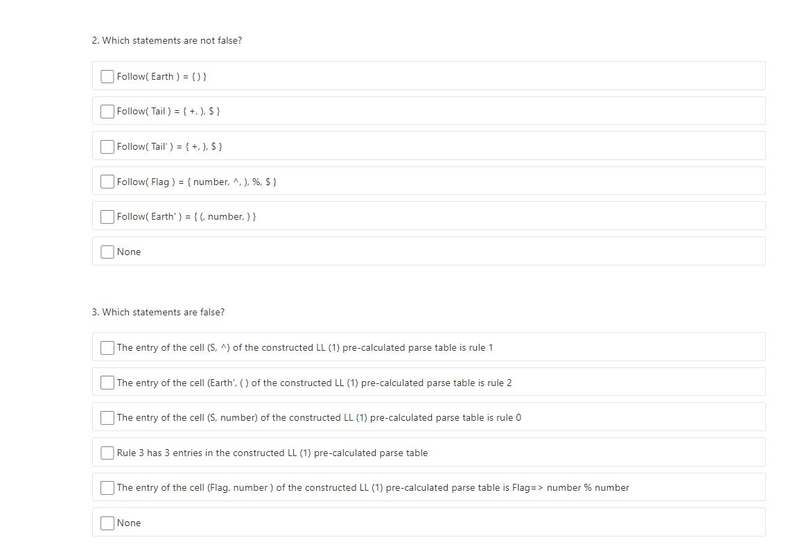 $ 1. Earth = Tail Earth' Tail 2. Earth' =^ ( Tail