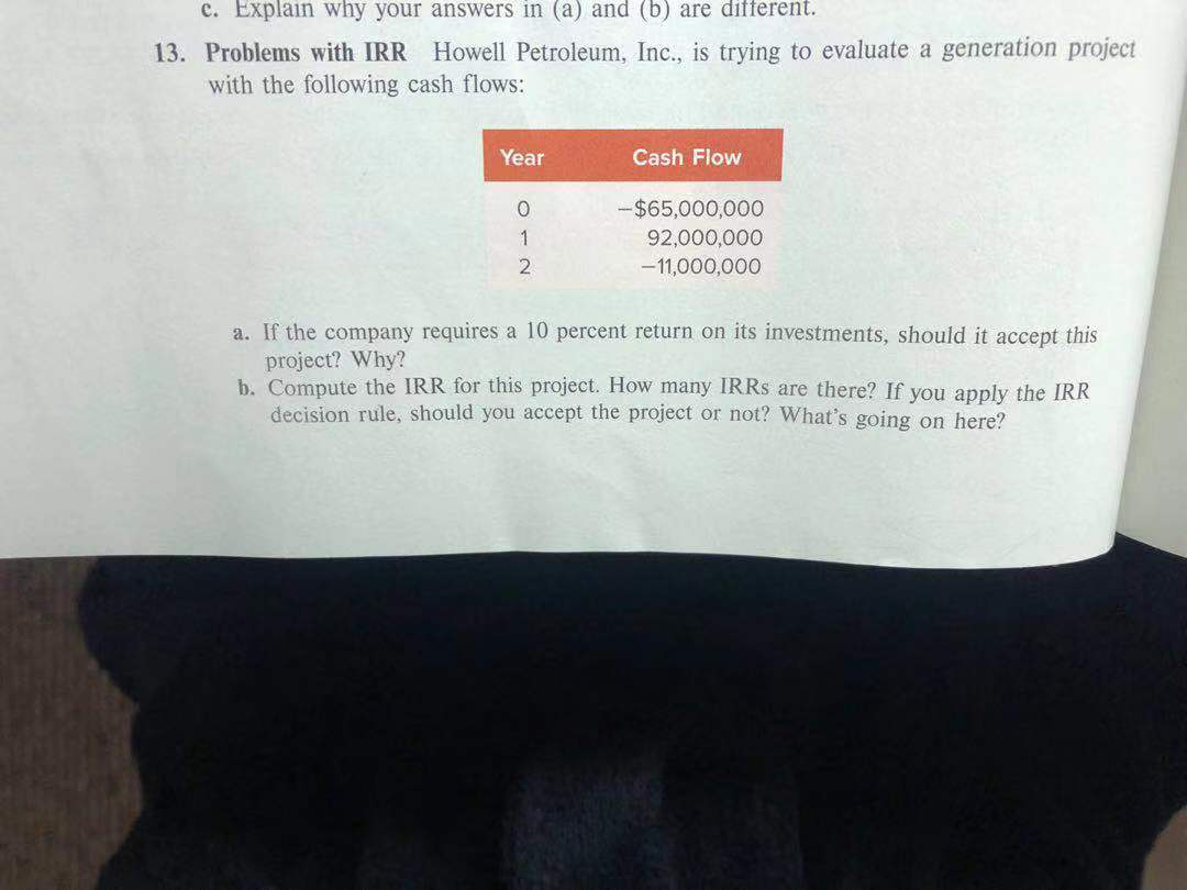  please do the question without Excel. please show your work. c.