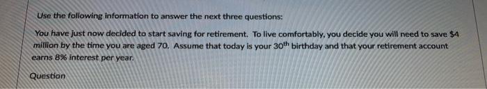 info in first pic is to answer question in second pic Use