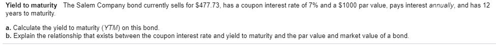 and coupon interest rate can be used to predict its pricing level.