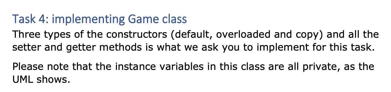 there are 4 areas that players can play in. */ public Game()