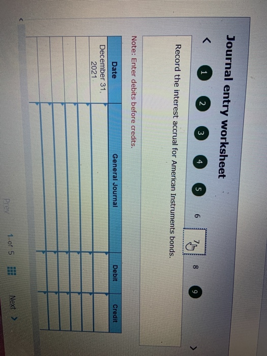of M&D Corporation 64 bonds at face value. mec. 31 Recorded any
