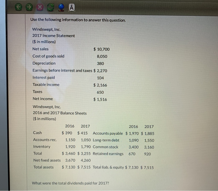  @@ @ Use the following information to answer this question. Windswept,