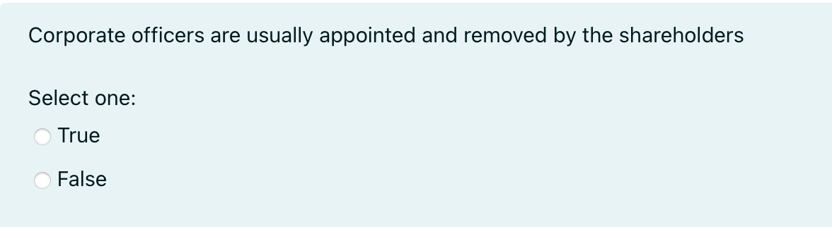 in a "C" corporation can only be subject to the effects of