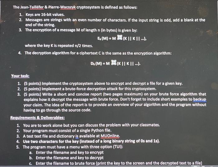 need help with this assignment if you can using pycharm ce if