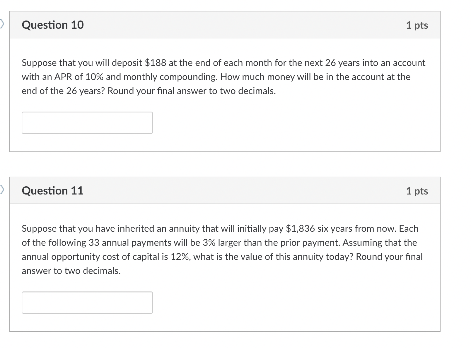 Help with 10 and 11 please :) Suppose that you will deposit