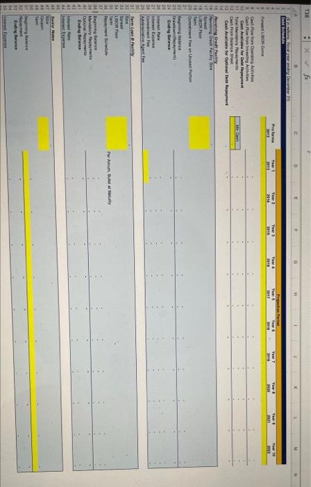 the option of changing its financing structure so that Pinder Co reduces