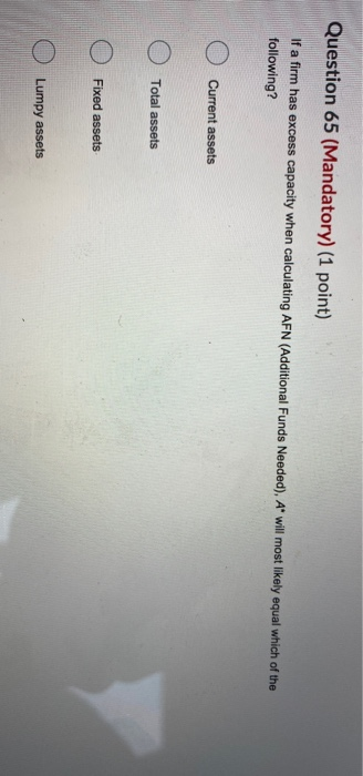 new equipment at the start of the project. The equipment will have