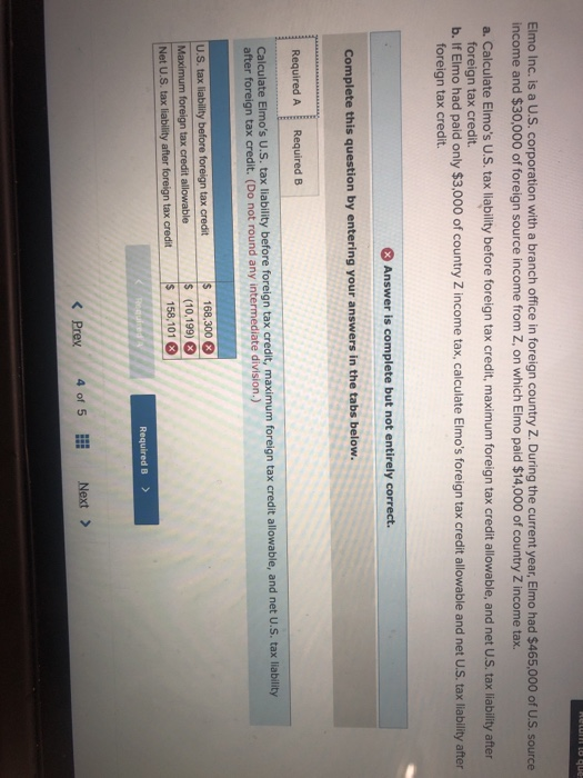  please i needbthe right answer! Elmo Inc. is a U.S. corporation