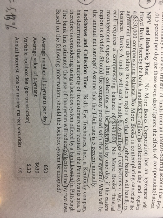  Can u solve first problem? n auay t delays transfer of