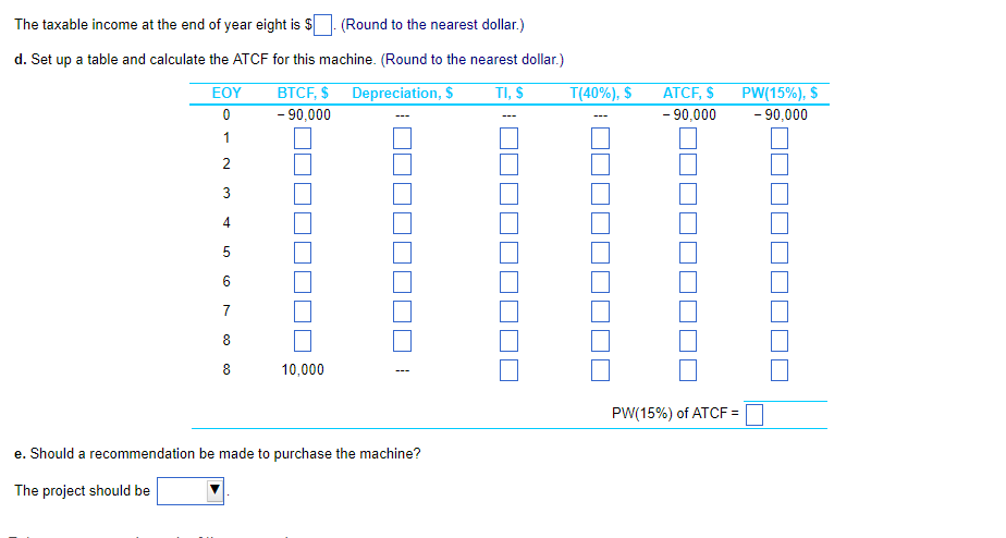 be kept in service for eight years. It is believed that $10,000