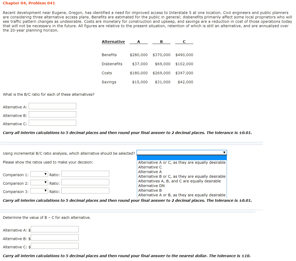  Chapter 04, Problem 041 Recent development near Eugene, Oregon, has identified