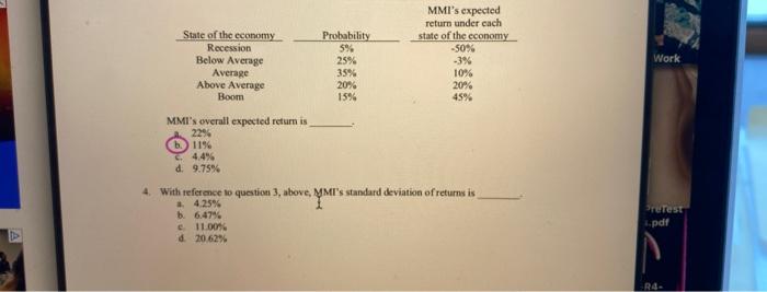  can you answer #4 and show step by step how you