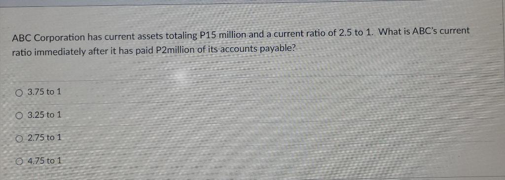 is 1.6, and its quick ratio is 1.2. The company plans to