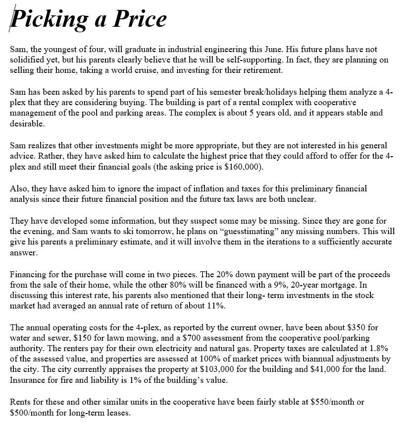 How do I input functions to solve for the missing values