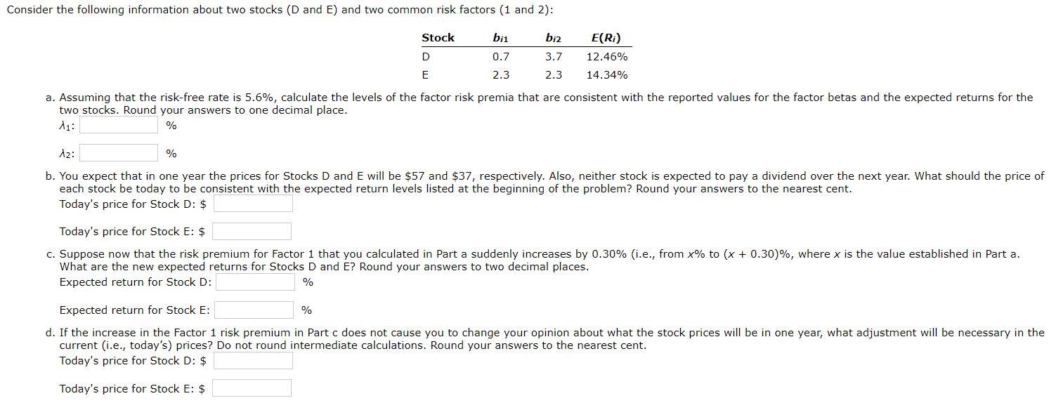 Please provide step-by-step solution with calculations and formulas... thank you! Consider the