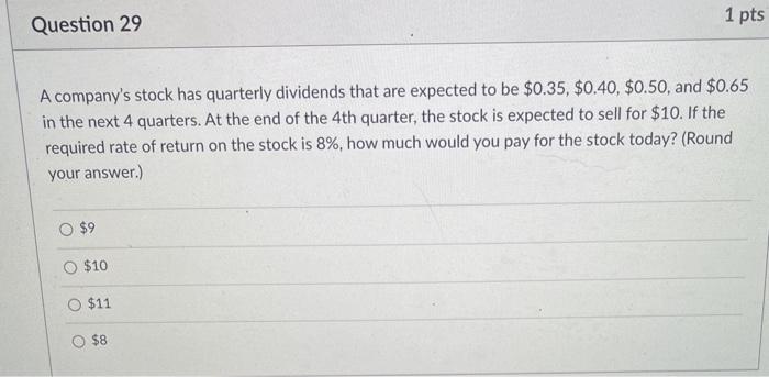 Cash Flow (or Gordon) model suggest to be the most likely variable