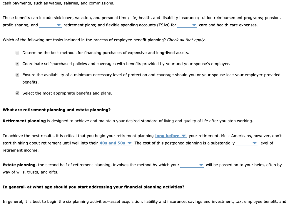 4. (SELF-EMPLOYMENT, INVESTMENT) 5. (FREE OF, SUBJECT TO) 6. (POSTPONE, IGNORE) 7.