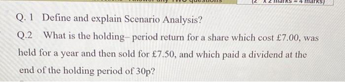 Important note: Please Write by microsoft word (text). Q.1 Define and explain