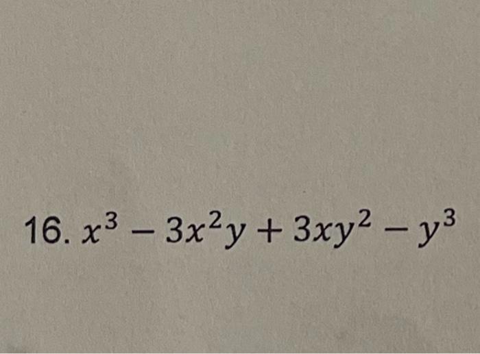 leade factor x33x2y+3xy2y3