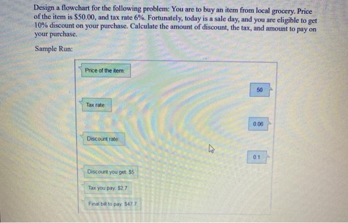 Can this be done in Flowgorithm Design a flowchart for the following