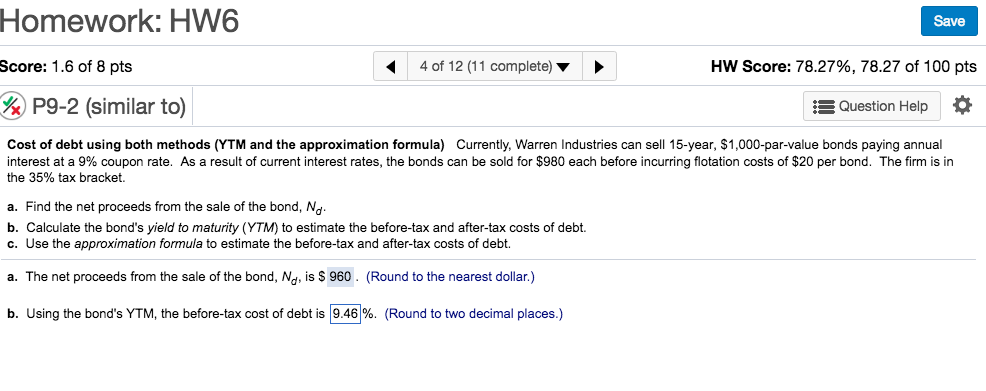 Please help with A b and C Homework: HW6 Save Score: 1.6