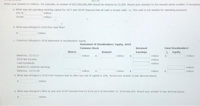 clear explanation on how and why thank you ! Arlington Corporation's financial