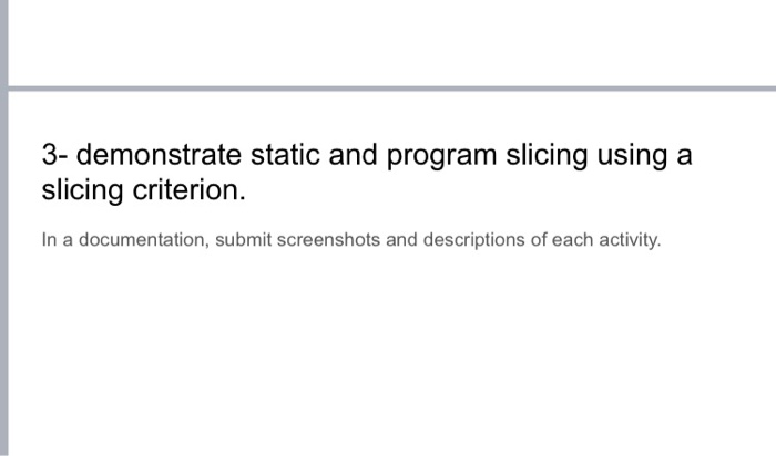 to analyze. Make sure the number of lines of code is over