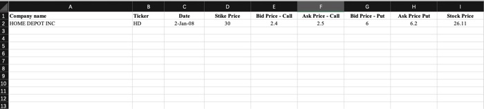 (1,000 stocks) in a large company in the U.S equity market is