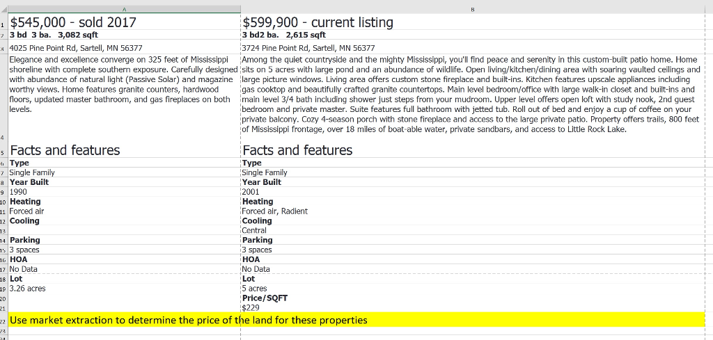 1 $545,000 - sold 2017 $599,900 - current listing 7 3