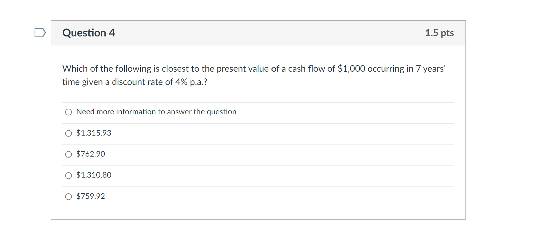 E U Question 1 1 pts Which of the following statements correctly