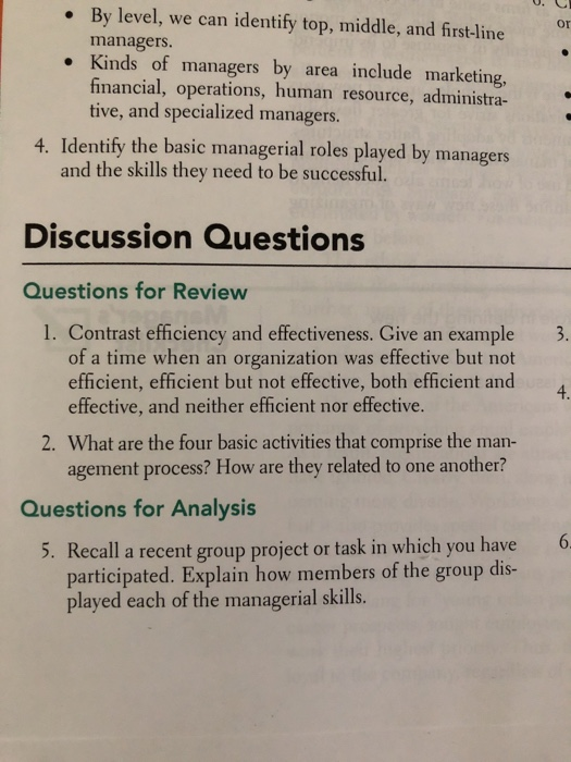  Bus 51 just question 1,2 and 3. By level, we can