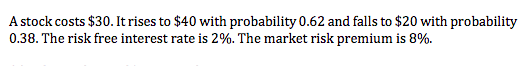  What is the stock's beta? Why does the stock pay a