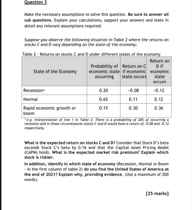 sure to answer all sub questions. Explain your calculations, support your answers